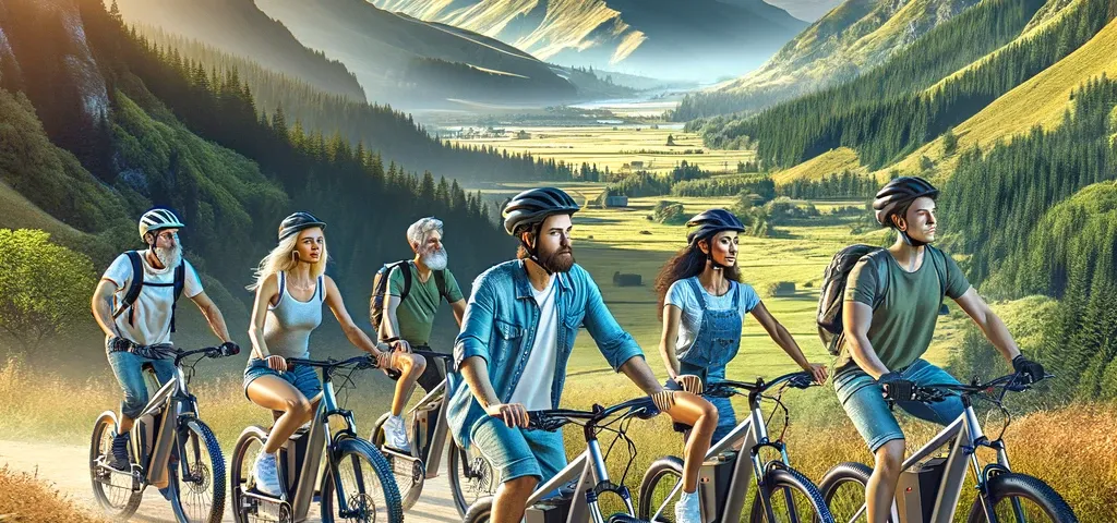 Electric mountain bike emtb