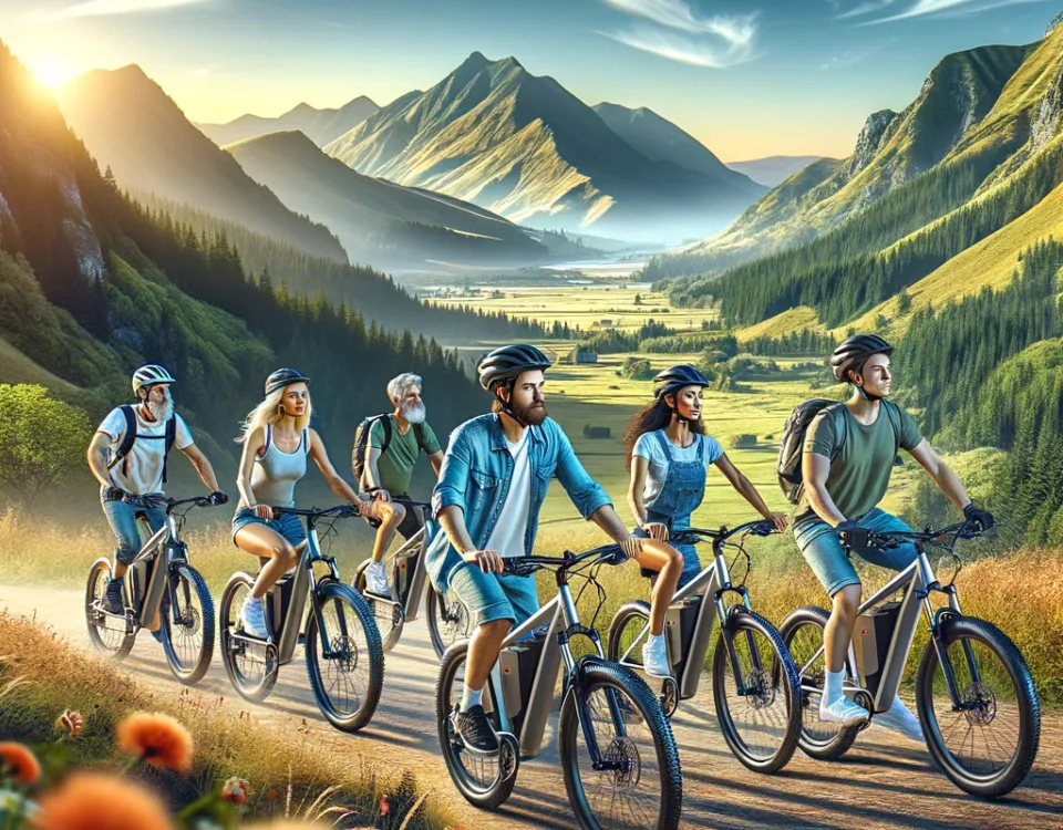 Electric mountain bike emtb