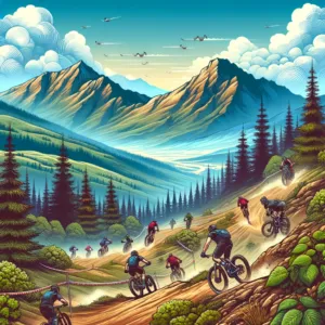 mountain bike race