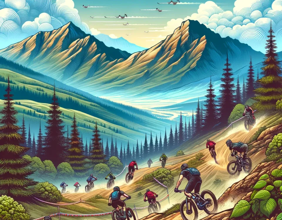 mountain bike race